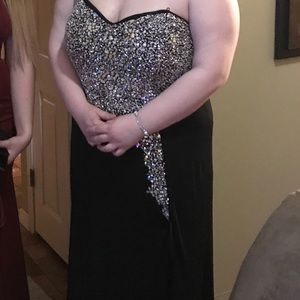 Plus size prom dress